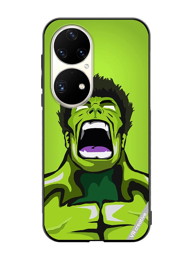 VR CREATIVE Protective Case Cover For Huawei P50 Pro Hulk Design Multicolour - Image 1