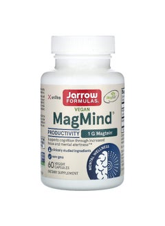 jarrow formulas Jarrow Formulas, Vegan MagMind, Productivity, 60 Veggie Capsules  - Image 1
