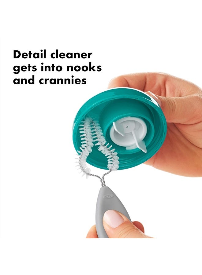OXO Tot Water Bottle and Straw Cup Cleaning Set Brush Set - Gray - Image 5