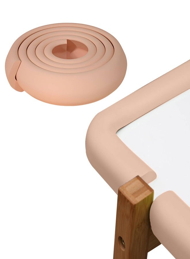 BEMBIKA Baby Proofing Edge & Corner Guards Furniture Edge Guard of Table, Bed, Kitchen Counter top, Toddlers & Child’s Safety - (L-Shape)(Peach) - Image 1