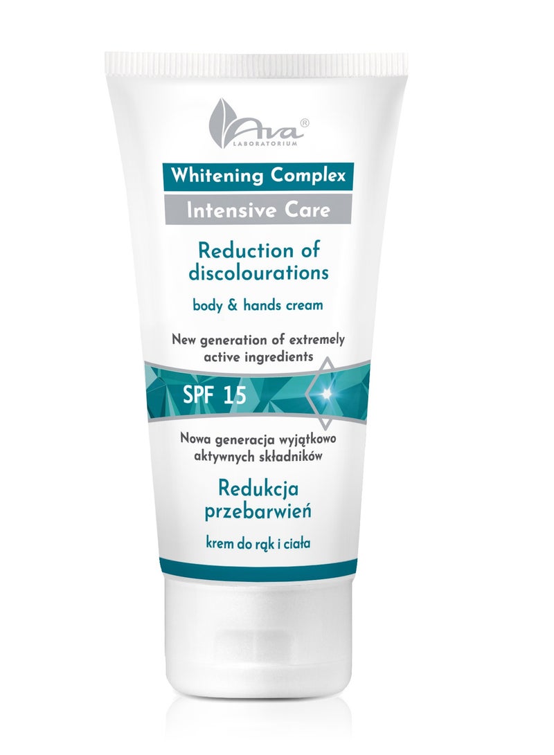 أفا وايتنينج كومبلكس كريم تفتيح لليدين والجسم بمعامل حماية 15 - 100 مل - Image 1
