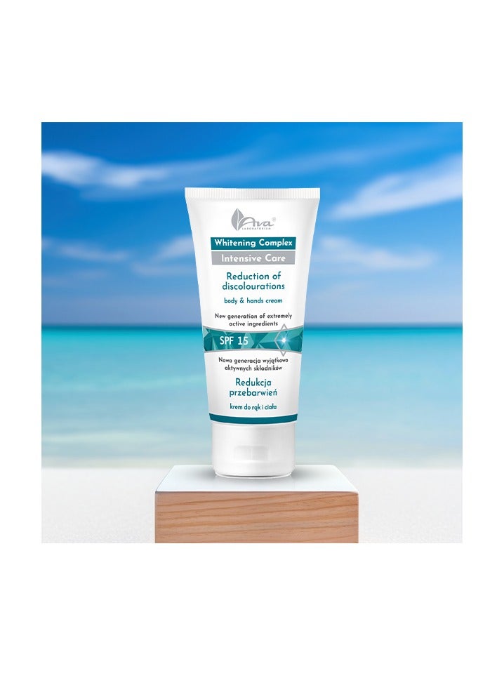 أفا وايتنينج كومبلكس كريم تفتيح لليدين والجسم بمعامل حماية 15 - 100 مل - Image 4