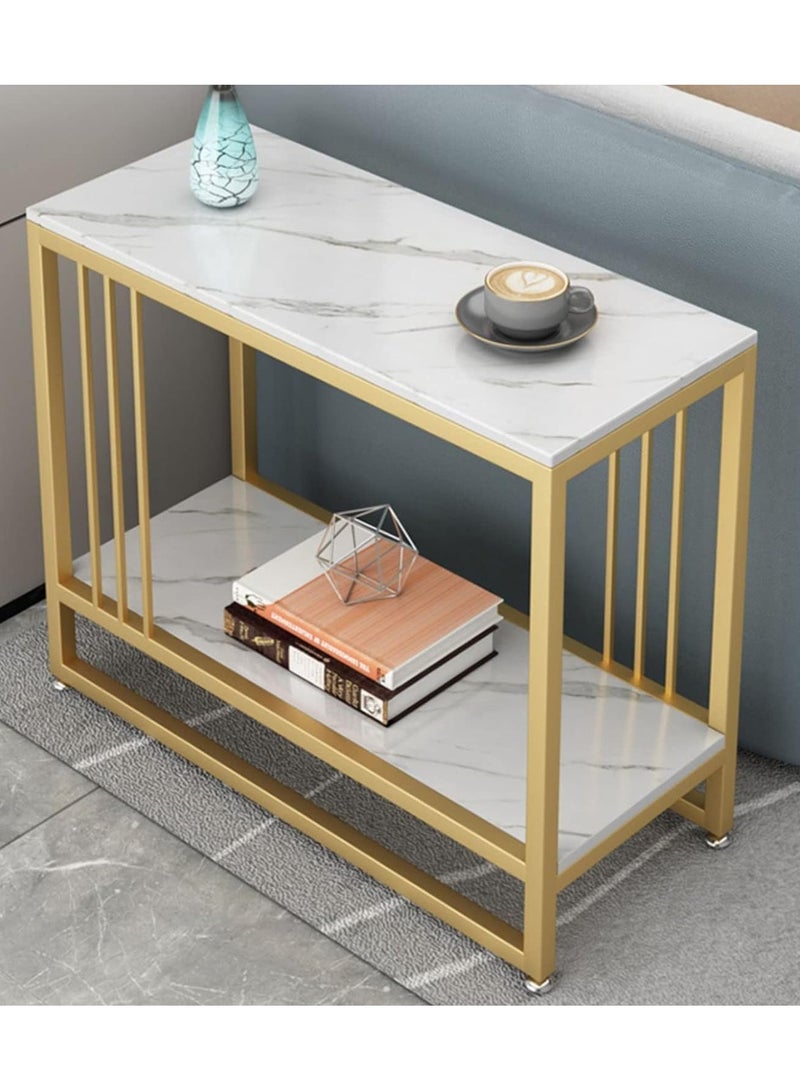 DubaiGallery Engineered Wood Center Table Coffee Table End Table Tea Table Nesting Table Bed Sofa Side Table for Living Room Bedroom Reception Office - Image 2