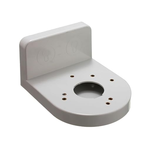MX 4-Inch CCTV Camera Wall Mount Bracket — L-Type Dome Camera Stand for Indoor/Outdoor Installation, Sturdy Metal Mount, Grey — Security Camera Wall Bracket - Image 1
