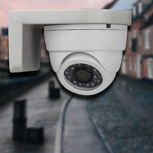 MX 4-Inch CCTV Camera Wall Mount Bracket — L-Type Dome Camera Stand for Indoor/Outdoor Installation, Sturdy Metal Mount, Grey — Security Camera Wall Bracket - Image 3