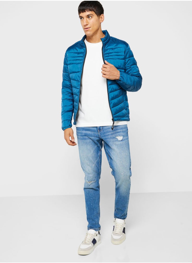 JACK & JONES - Colour Block Puffer Jacket - Image 1