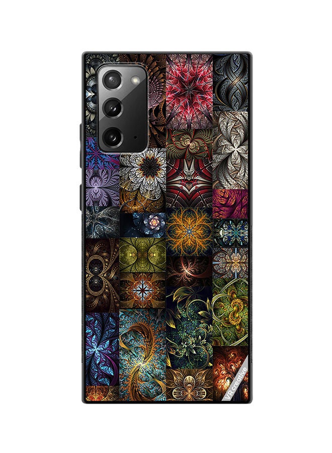 VR CREATIVE Protective Case Cover For Samsung Galaxy Note20 5G 30 Mind Blowing Pieces Of Algorithmic Fractal Art Design Multicolour - Image 1