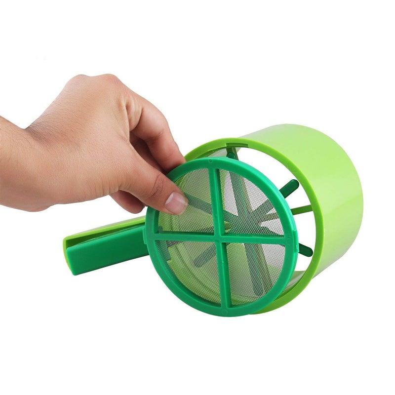 HETARMI ENTERPRISE Hetarmi Flour Sifter Flour Strainer Flour Sifter Strainer Plastic Atta Shifter Sieves Chalani with Press Handle 3 in 1 Multicolor - Image 3