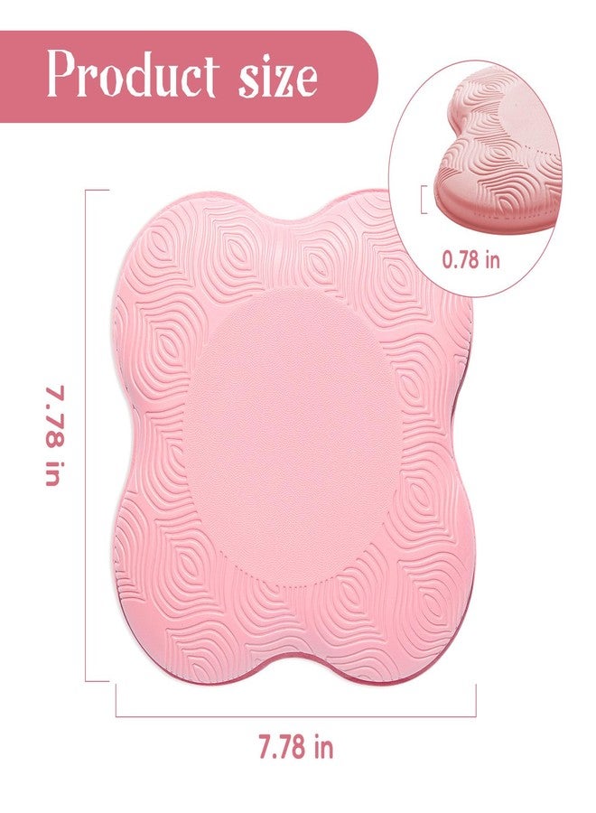 MBKHFLL 2 Packs Extra Thick Yoga Knee Pads for Knees, Elbows, Wrists, Hands, Head & Foam Pilates Kneeling Pads - Pink - Image 2