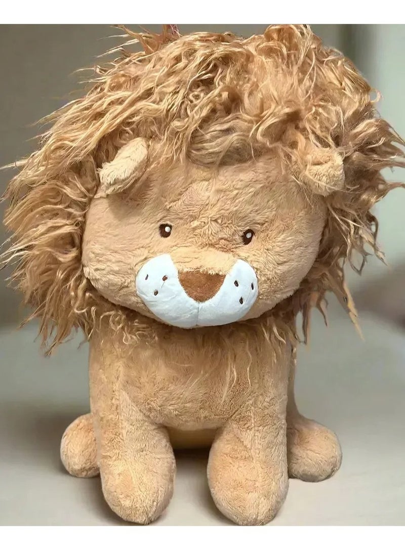 Stuffed Lion Doll 40*45Cm (Brown)