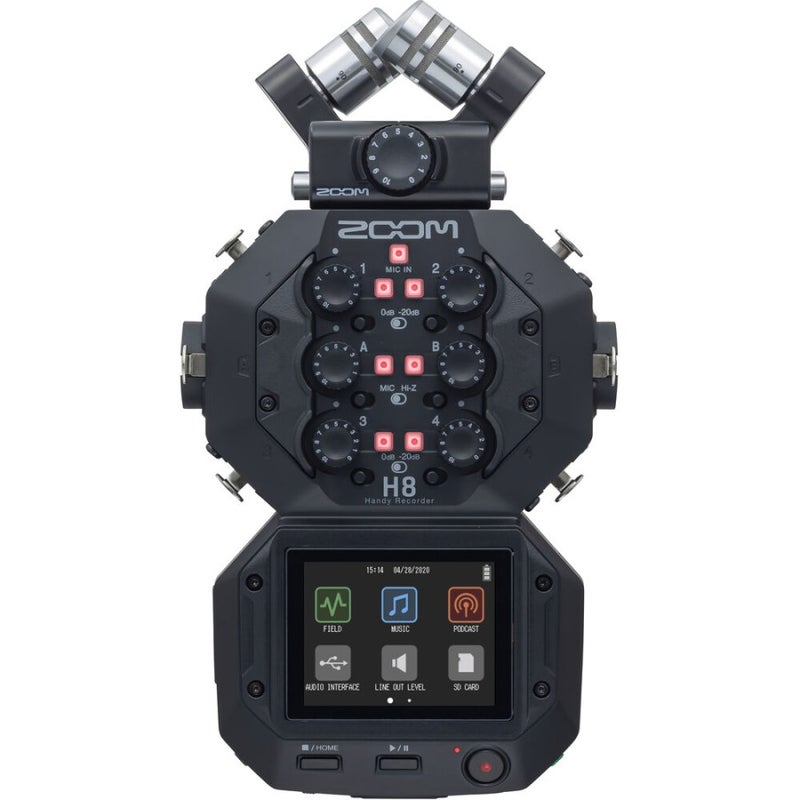 ZOOM Zoom H8 8-Input / 12-Track Portable Handy Recorder - Image 1