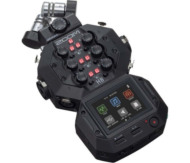 ZOOM Zoom H8 8-Input / 12-Track Portable Handy Recorder - Image 2