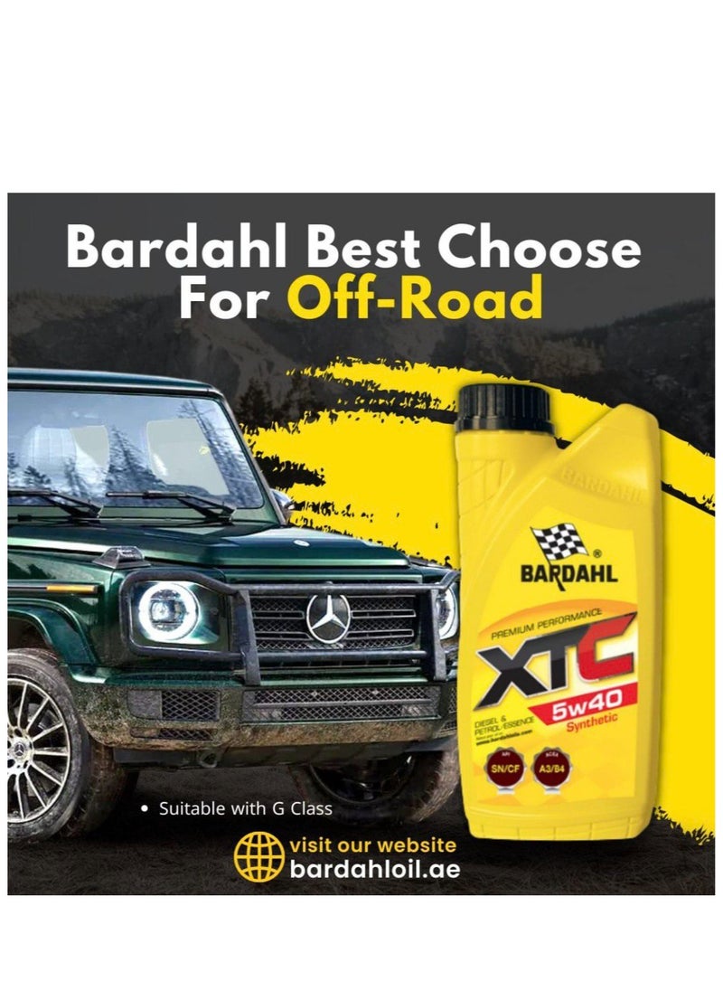 Engine oil XTC 5W40 Synthetic 5L Bardahl (Belgium)