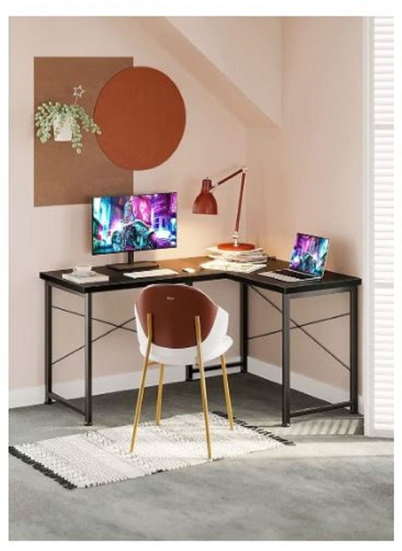 AGD L Shaped Desk Computer Corner Desk Home Office Writing Workstation  - Image 2