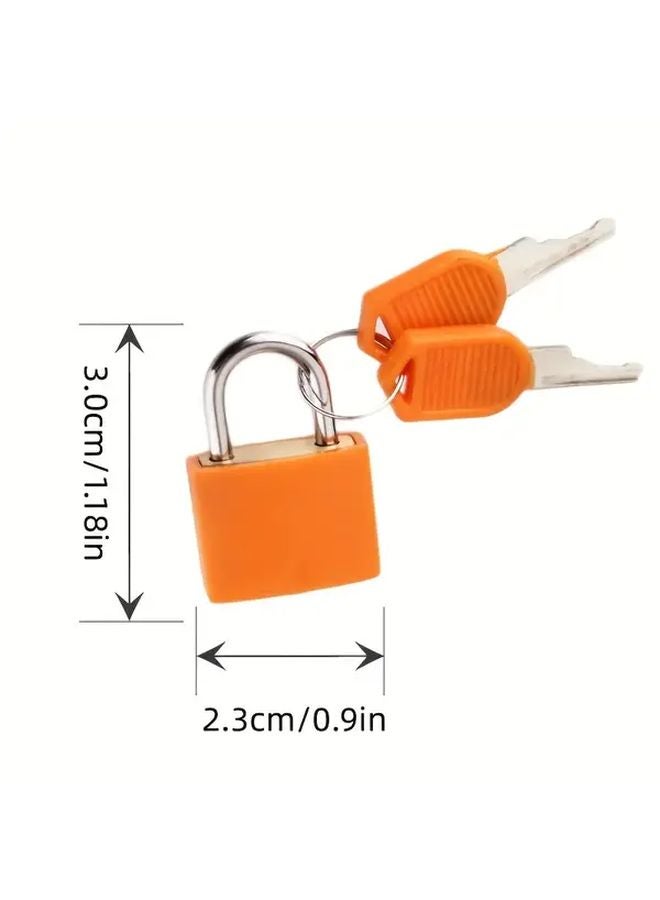 4 Pieces Durable Metal Locks Multi Color For Luggage Gym And School Security - Image 4