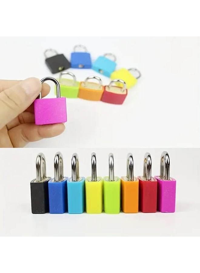 4 Pieces Durable Metal Locks Multi Color For Luggage Gym And School Security - Image 3