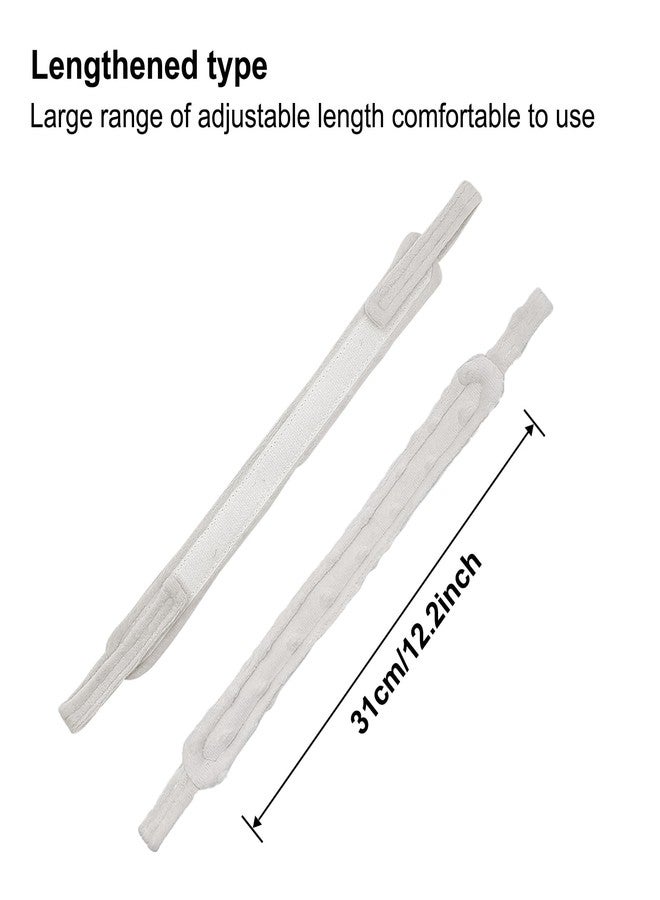 YOIHS Adjustable Tracheostomy Holder – Reusable & Comfortable Breathing Support Strap for Adults & Kids, Soft Cotton Material, Breathable & Durable, Perfect for Tracheotomy Patients (Grey - Image 2