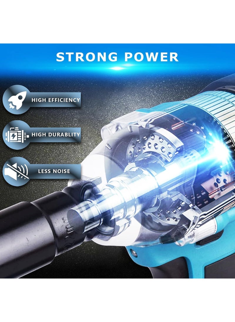 KROST KROST PRO Series 21V37V Max 400NM Brushless Double Battery Powerful Cordless Impact Wrench Impact Driver 20AH Battery Double Battery  - Image 5