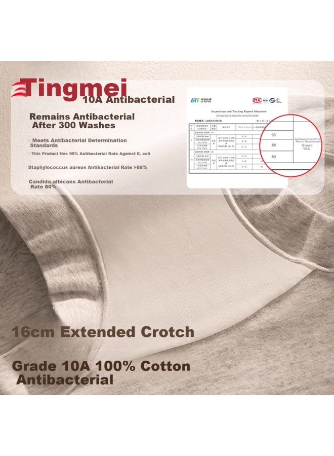 Gracewell 10a Antibacterial Extended Crotch Series Anti-exposure 3-pack Women's High Elastic Breathable Hip-hugger Shorts - Image 2