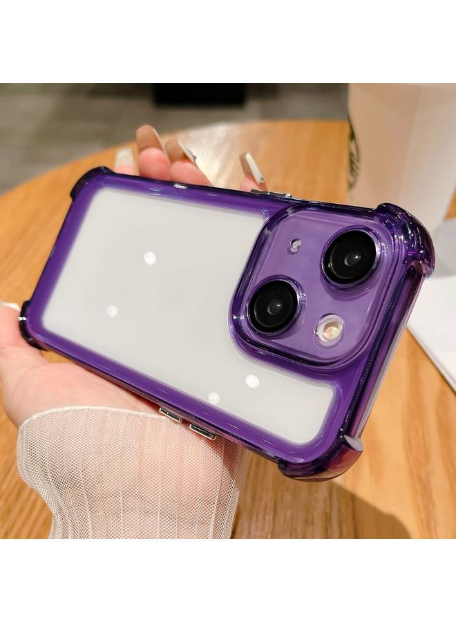 اس-توب جراب لهاتف iPhone 15 مصنوع من مادة الأكريليك الشفافة + TPU المقاوم للصدمات - Image 1