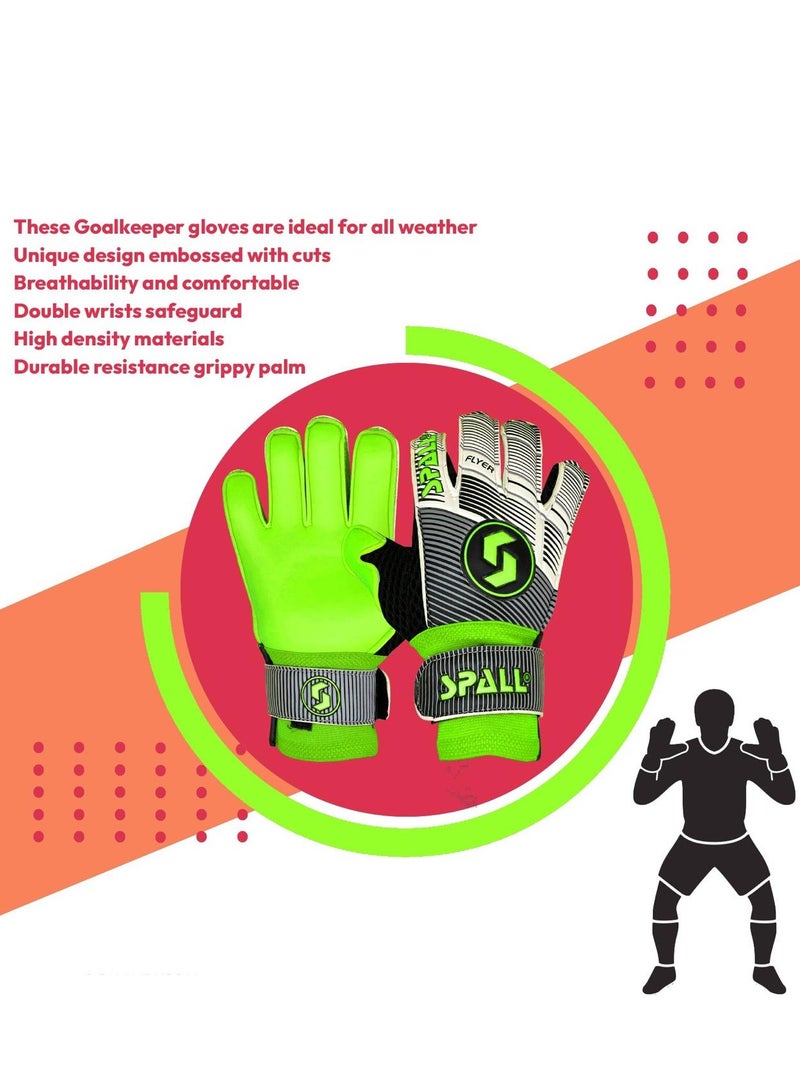 Spall Goalkeeper Gloves With Strong Grip Palms To Give Hand Finger Protection To Prevent Injuries For Football Soccer Goalie Training Gloves - Image 5