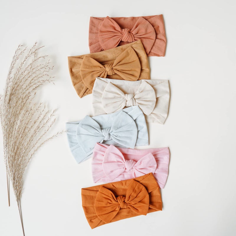 Prohouse 20PCS Baby Nylon Headbands Hairbands Hair Bow Elastics for Baby Girls Newborn Infant Toddlers Kids - Image 5