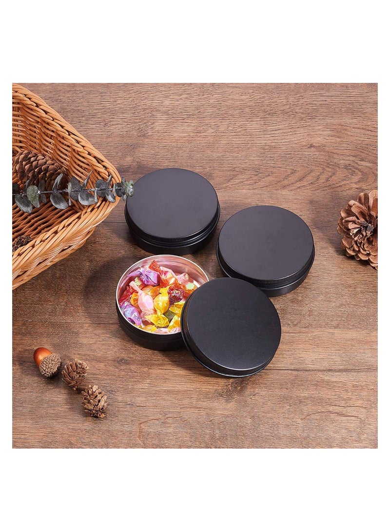 SYOSI 12 Pack Round Lip Balm Tin Cans - Image 3
