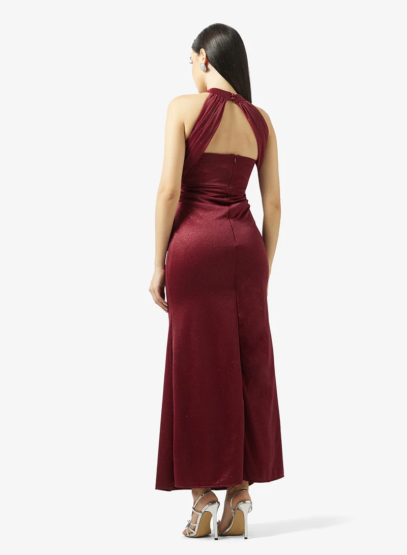 Ella Limited Edition Halter Neck Draped Dress