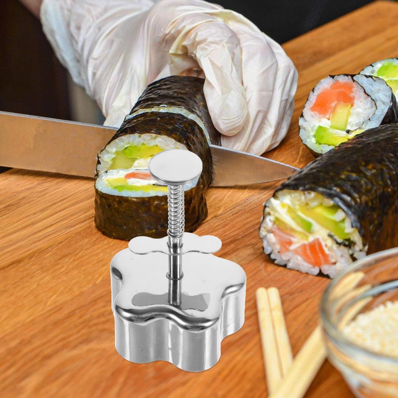 Stainless Steel Onigiri Mold Rice Ball Maker Sushi Press Kitchen Tool for Bento - Image 5