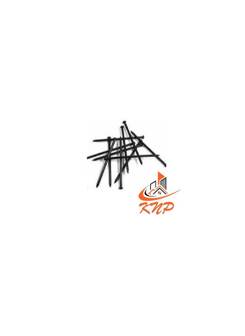 KNP - KNP Concrete Nail Black 75mm 50 PCS - Image 1