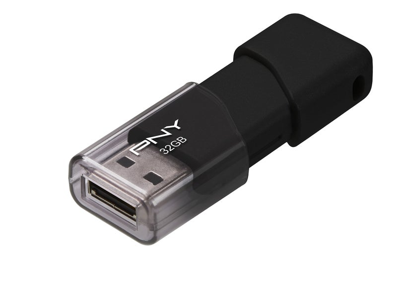 PNY P-FD32GX10ATT03-MP 32GB أداة تخزين USB 2.0 فلاش، أسود (عبوة من 10) - Image 2