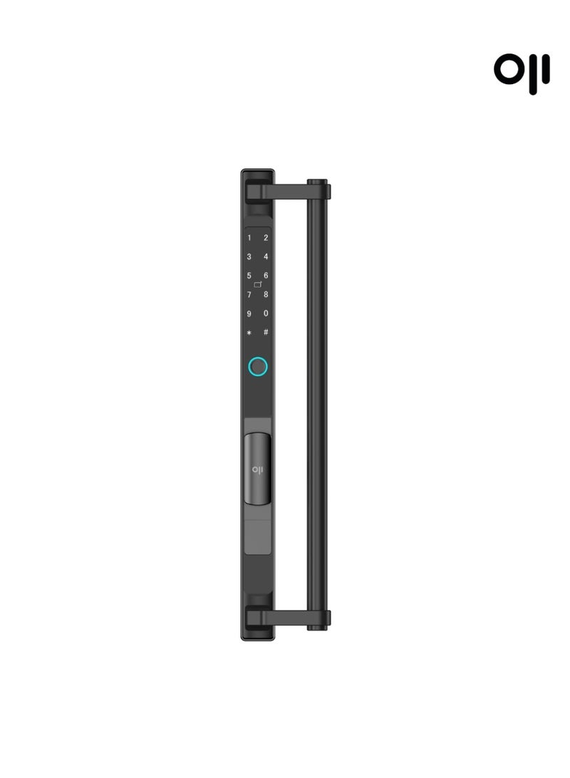 أوجي سمارت Oji SecureLock Luxe Smart Lock, Premium IP65 Waterproof Smart Door Lock with Fingerprint, RFID, PIN Code, App Control, & Mechanical Key, Temporary PINs, Access Management, Oji Smart App - Image 2