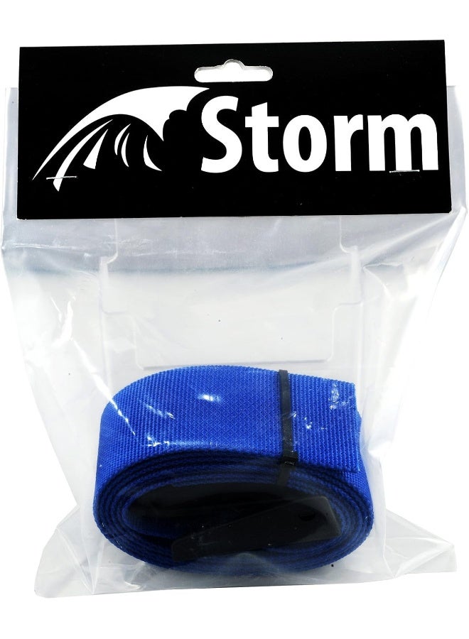 Storm Accessories Storm 60in Weight Belt with Plastic Buckle for Freediving and Scuba Divers- Blue  - Image 2