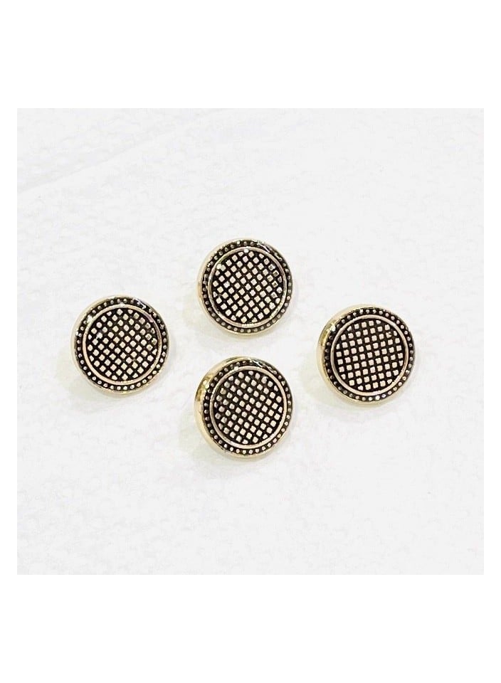 Abrar 8 Set Metal Snap Buttons For Men Saudi Thobe Size 12mm - Image 1