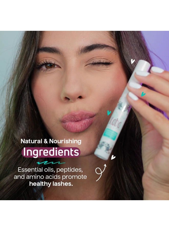 D'Luchi Kaba Eyelash Growth Serum for Longer & Thicker Eyelashes Dermatologist Tested, Includes Makeup Remover Oil - Improved Formula - Image 3