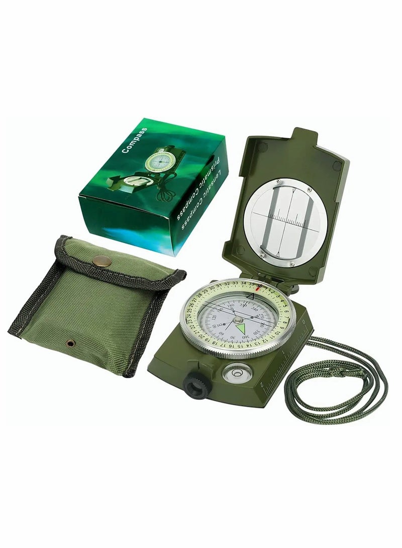 KASTWAVE Military Compass for Hiking, Sighting Waterproof, Durable, Inclinometer for Camping, Boy Scount, Geology Activities Boating - Image 1