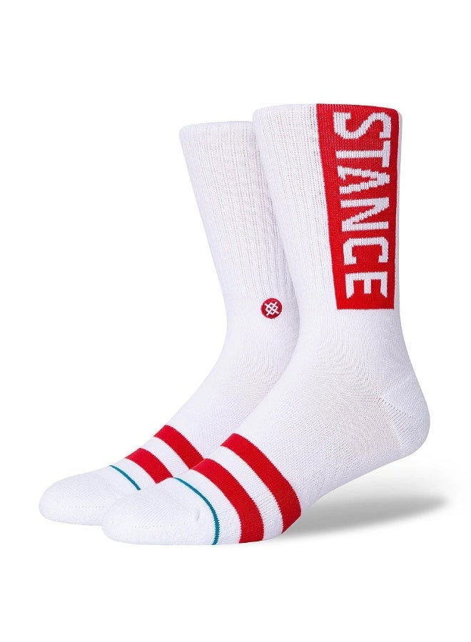 Stance Socks OG White / Red - Image 1