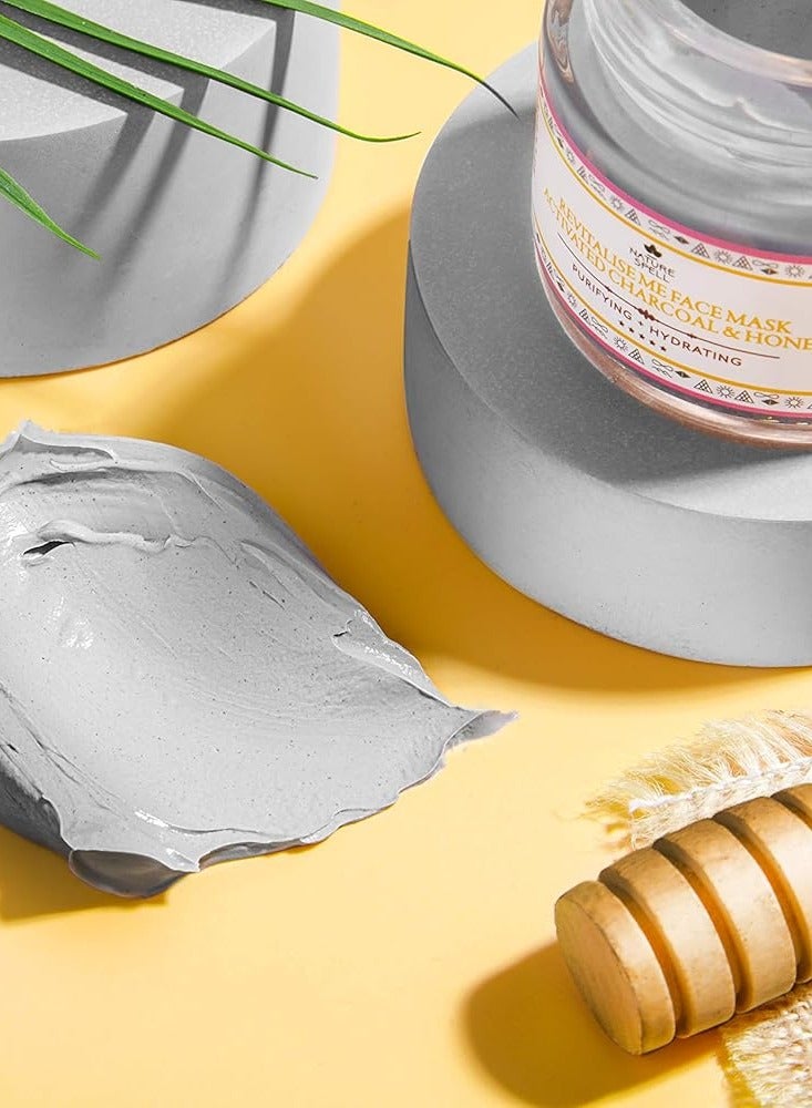 Nature Spell Detox Face Mask 100g – Activated Charcoal + Honey + Vitamin E – Deep Cleanse - Image 2