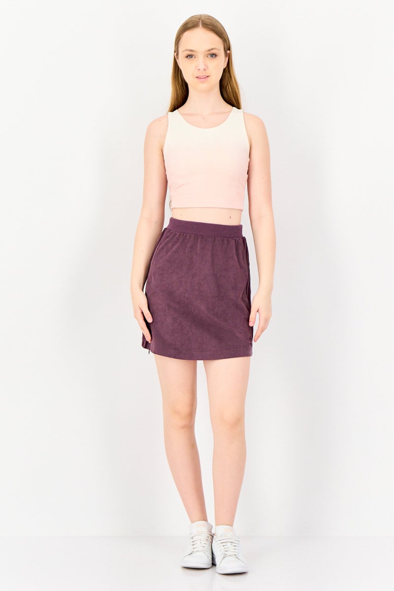 adidas Originals Women Sportswear Fit Training Skirts, Maroon - Image 2