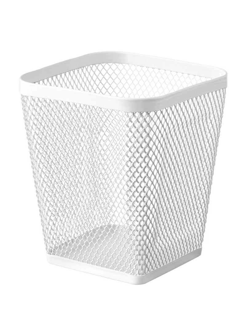 Generic White Metal Mesh Pen Cup  - Image 1