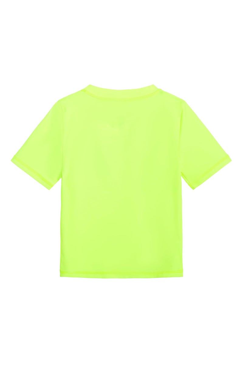 OSHKOSH B'GOSH Toddlers Boys' Swimsuit Trunk and Rashguard Set, Yellow 3T - Image 4