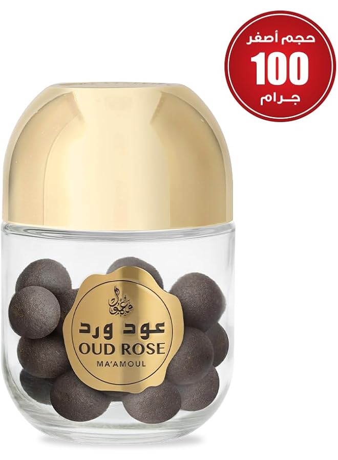 Al Rehab Maamool Oud Rose Bakhoor 100 G - Image 2