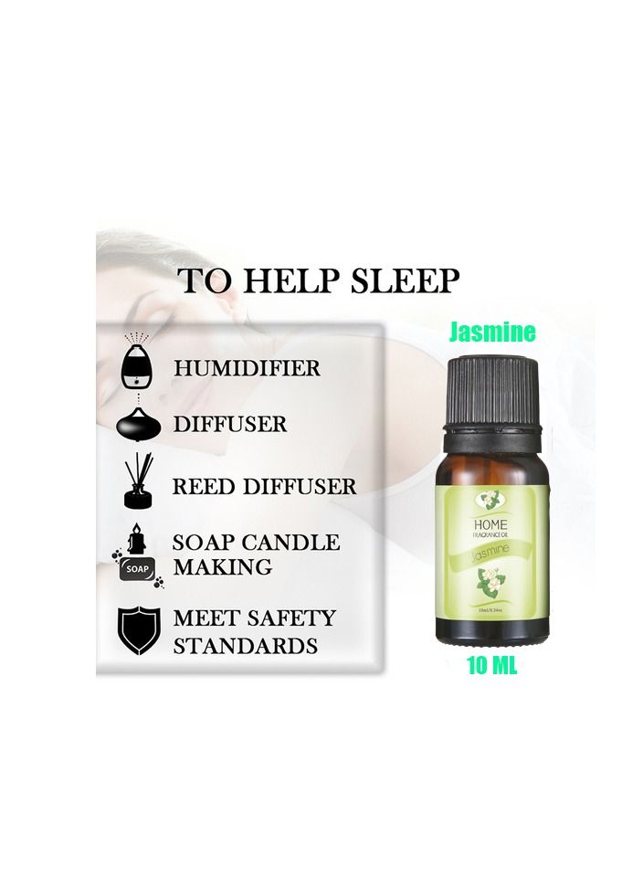 1-Piece 10ML Essential Oil For Air Humidifier,Flavors Aroma Diffuser Natural Plant Oil,Plant Fragrance Use For Air Fresh or Relieve Stress,Fragrance Jasmine - Image 2