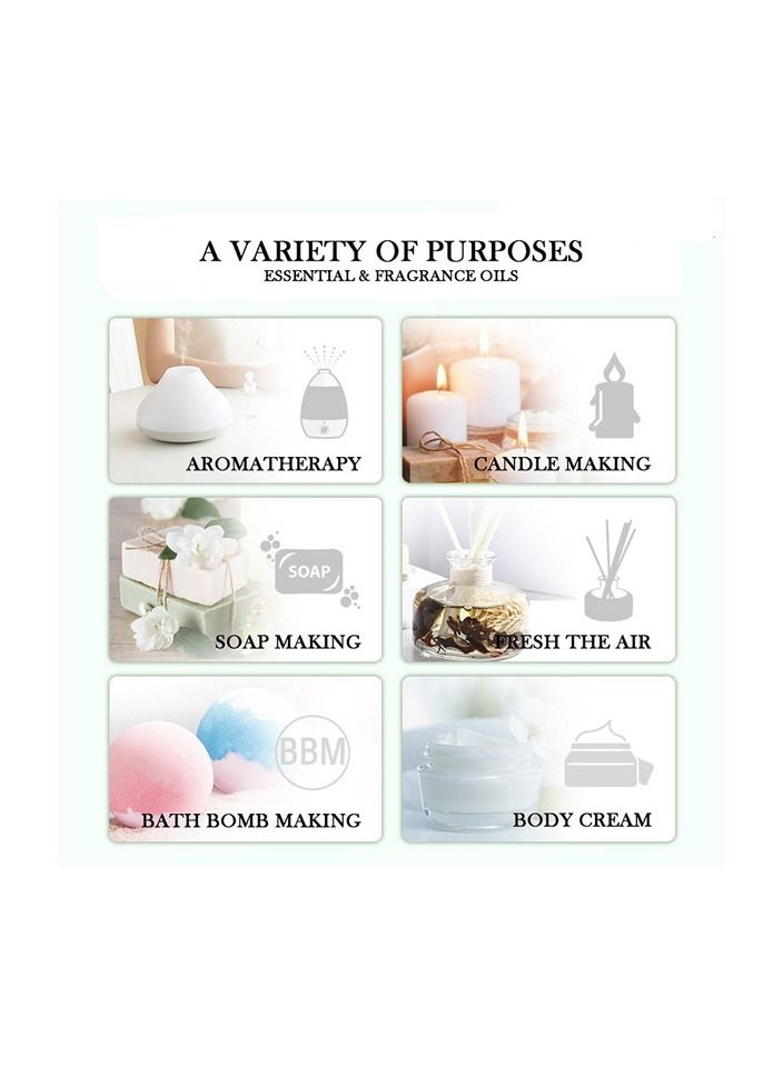 1-Piece 10ML Essential Oil For Air Humidifier,Flavors Aroma Diffuser Natural Plant Oil,Plant Fragrance Use For Air Fresh or Relieve Stress,Fragrance Jasmine - Image 4