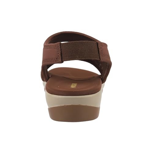 Mochi Women Brown Synthetic Flats Back Strap Fashion Sandals UK/4 EU/37 (33-632) - Image 4