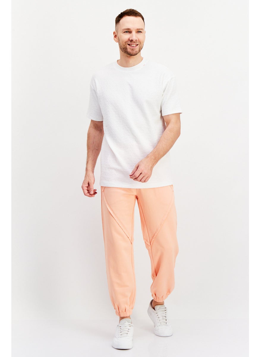 Men Regular Fit Embroidered Sweatpants, Peach - pzsku/ZC9B3BCE7E58D07361ACCZ/45/_/1737642367/5ad83878-89da-457c-8872-eab2e1696a95