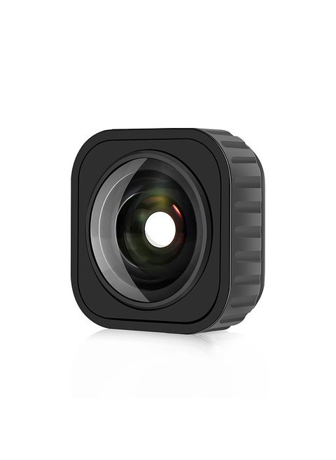 Camera Lens Anti-Shaking 155°Wide Angle Support 5-meter Waterproof Lens Mod Compatible with GoPro Max/ Hero 12 11 10 9 Black