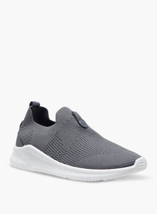 Oaklan by Shoexpress Textured Slip-On Sports Shoes  - Image 2