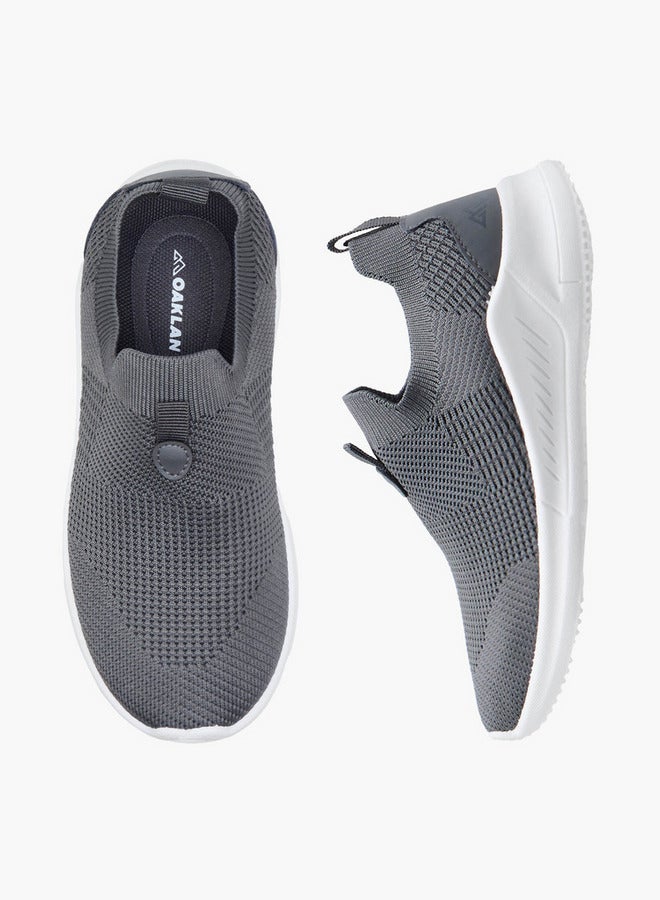 Oaklan by Shoexpress Textured Slip-On Sports Shoes  - Image 1