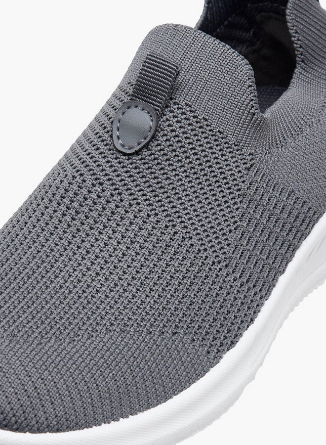 Oaklan by Shoexpress Textured Slip-On Sports Shoes  - Image 4